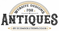 Antiques Web Design Services for Antique Shops & Warehouses: Website Design Antiques by Ecomsolution logo