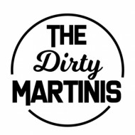The Dirty Martinis wedding & party band logo